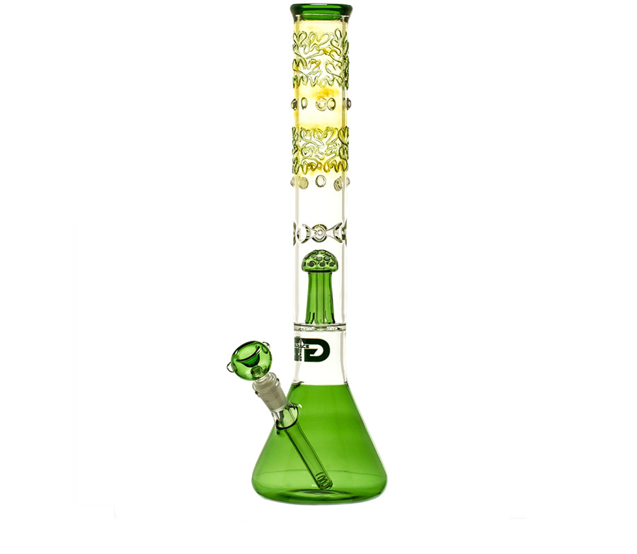 Mushroom Green Percolator Beaker GG Bong - Waterpijp-bong.nl