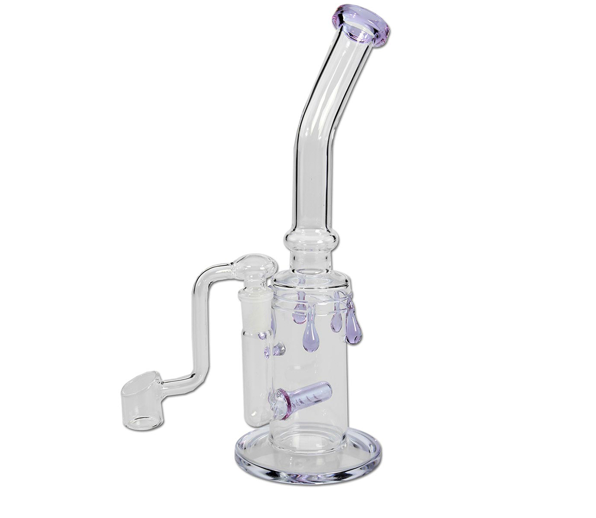 Oil Dab Banger Bong - Paars
