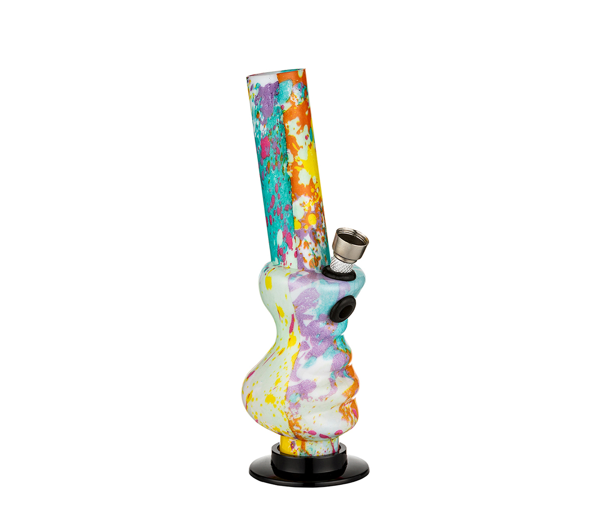 Paint Splatter Acrylic Bong - 20 cm