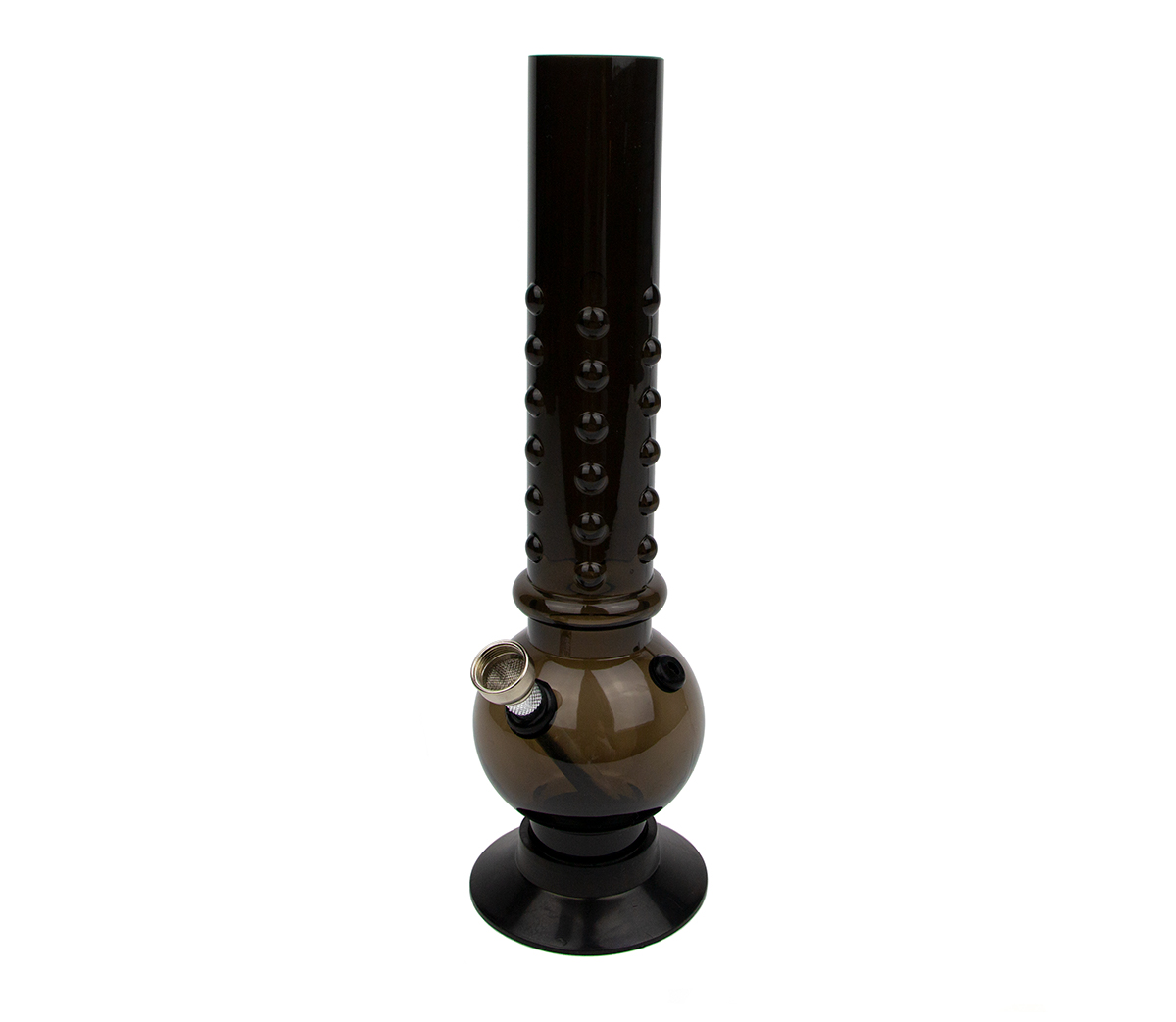 Pearl Grip Acryl Ice Bong Brown - Waterpijp-bong.nl