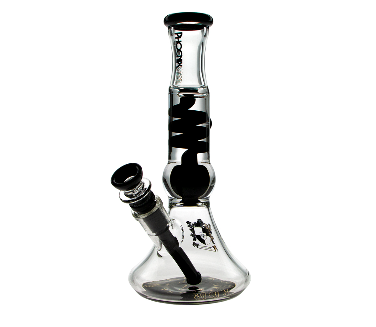 Phoenix CryoSpiral Glycerin Bong - Black