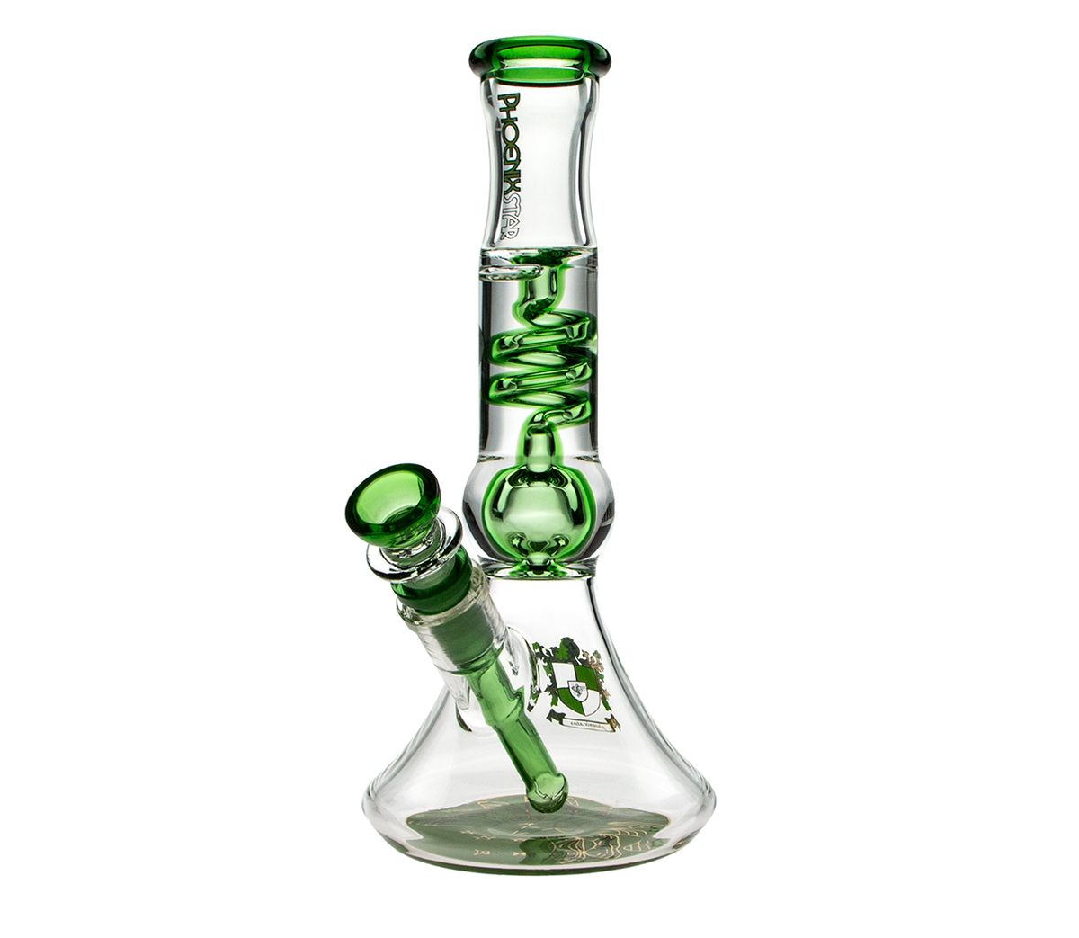 Phoenix CryoSpiral Glycerin Bong - Green