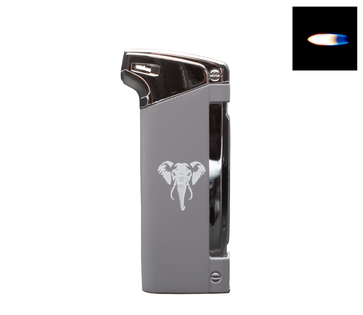 Pijpaansteker White Elephant Pro-Bo Grijs 