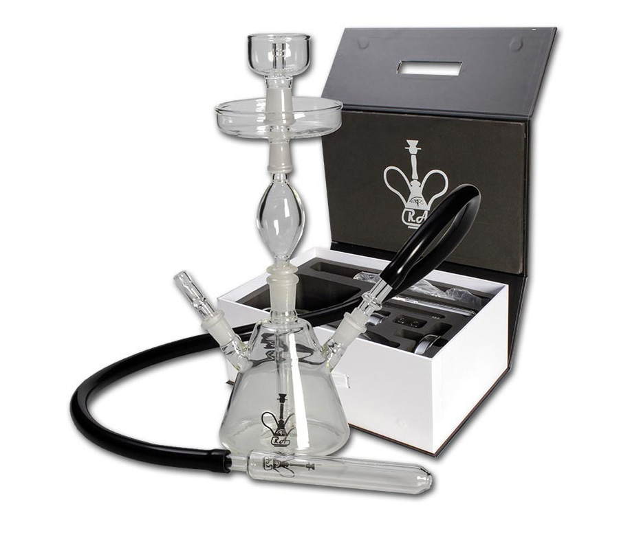 'RA' Shisha in a Case clear - Waterpijp-bong.nl
