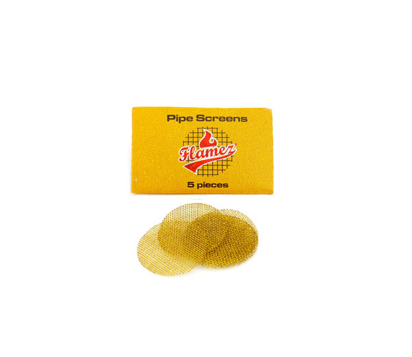Screens / Gaasjes Brass Flamez 15mm 5 st. - Waterpijp-bong.nl