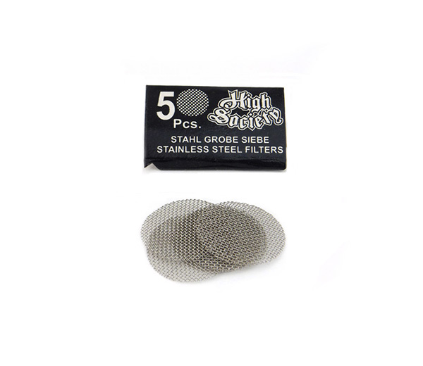 Screens / gaasjes Steel High Society 15mm 5 st.- Waterpijp-bong.nl