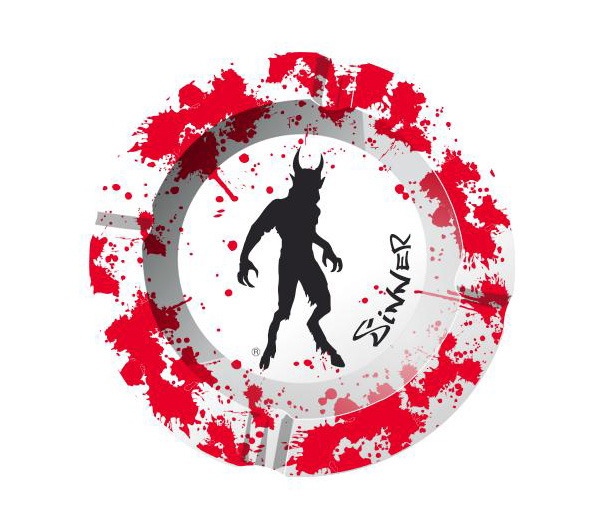 Sinner Beast Metalen Asbak - www.waterpijp-bong.nl