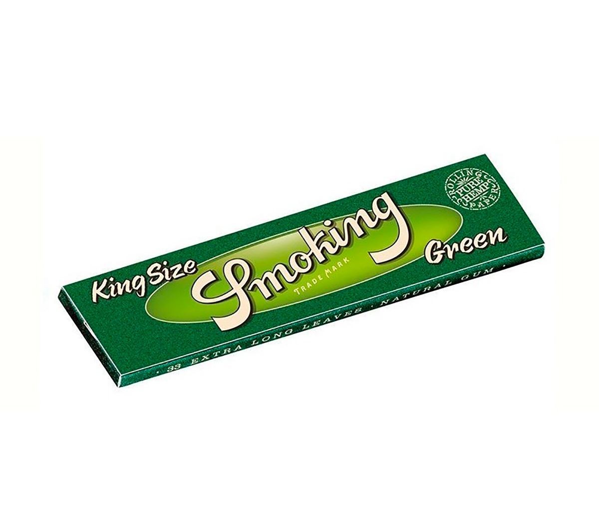 Smoking Green King Size Lange Vloei - Waterpijp-bong.nl