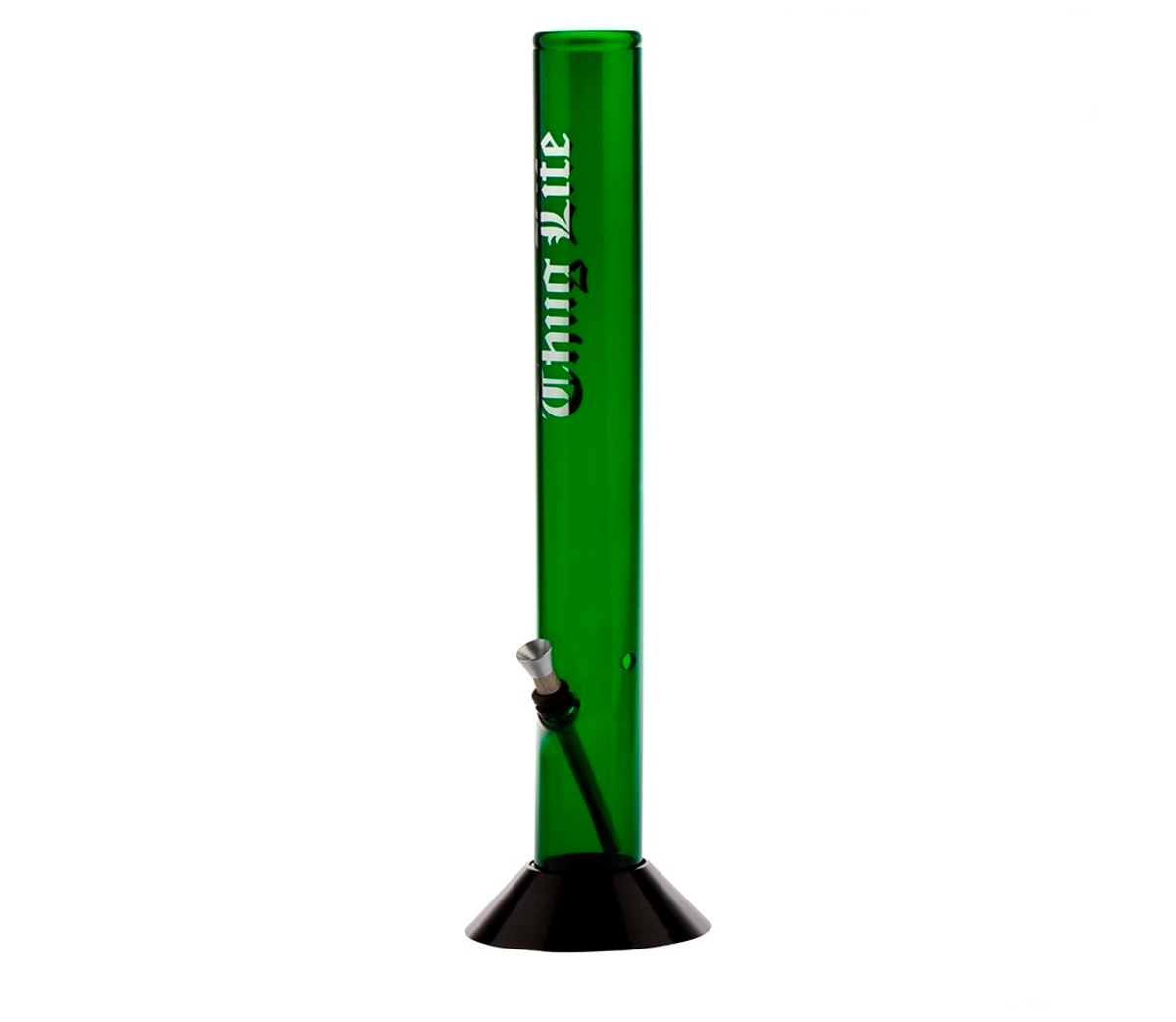 Thug Life Straight Acryl Bong 41 cm Groen