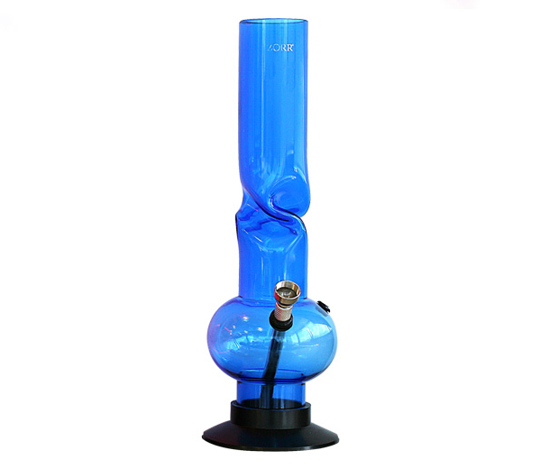 Twisted Acryl Ice Bong - 32 cm - Blue
