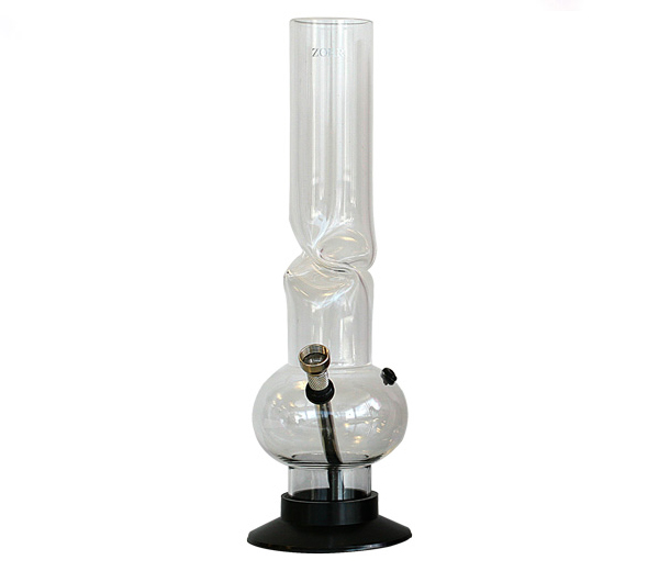 Twisted Acryl Ice Bong - 32 cm - Clear