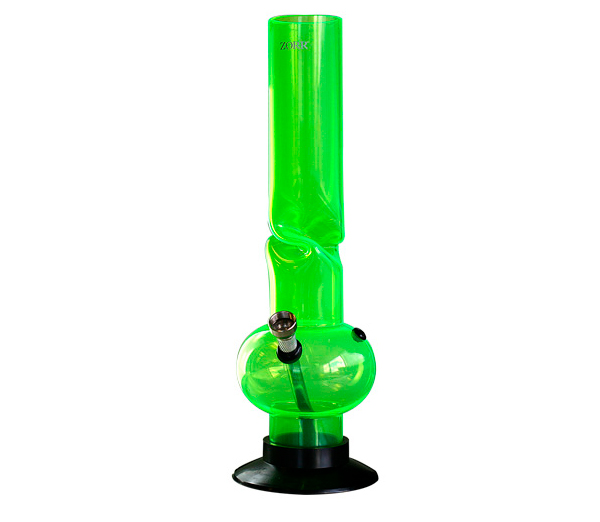 Twisted Acryl Ice Bong - 32 cm - Green