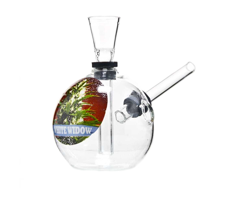 White Widow Weed Glass Bong - Waterpijp-bong.nl