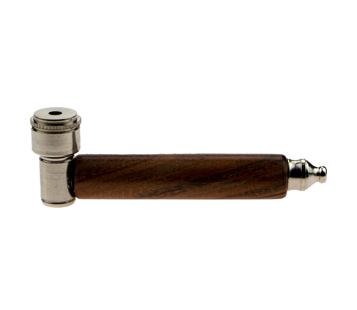 Wooden Pipe with unscrewable bowl lid