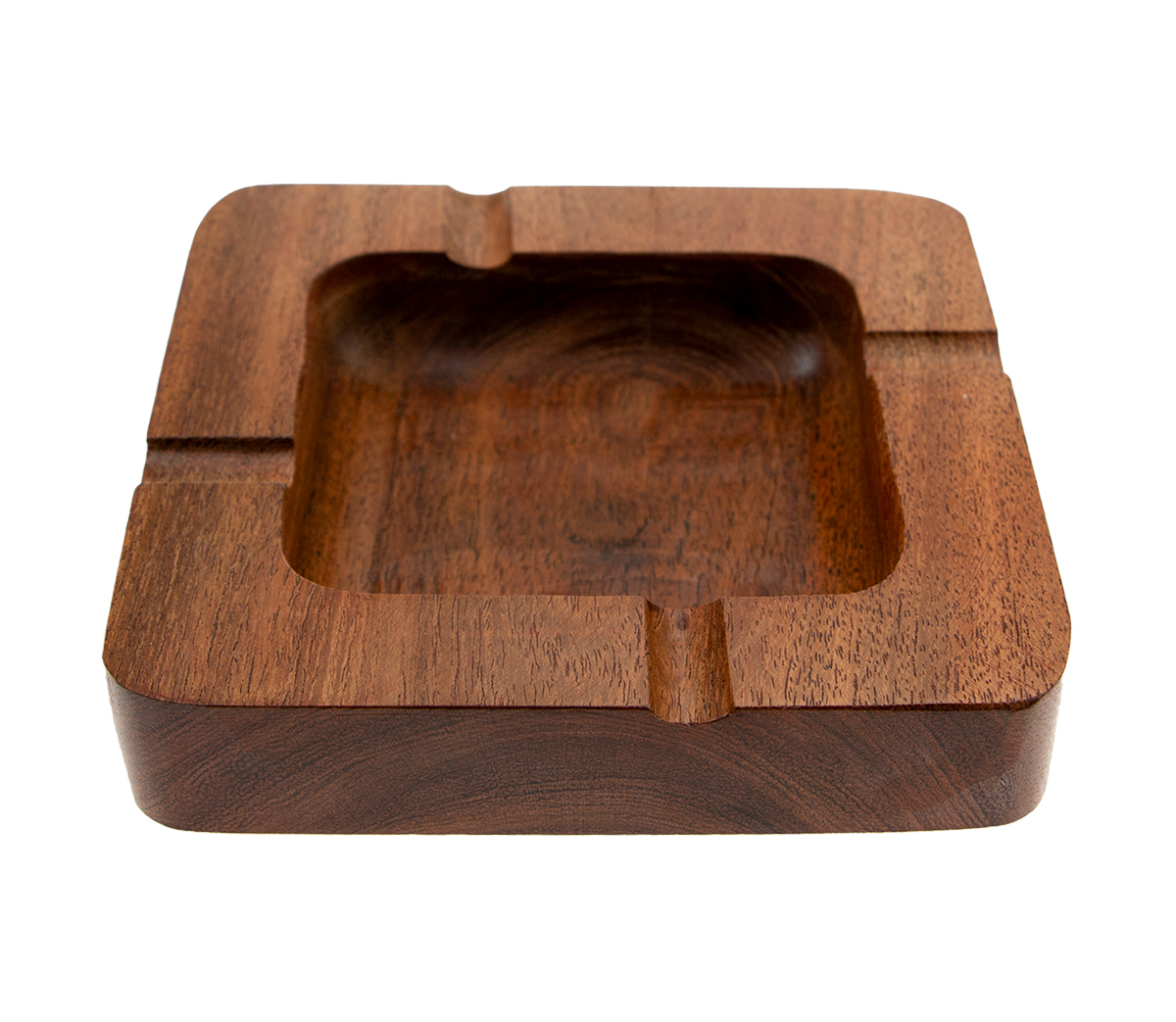 Wooden Square Ash Tray - Natuurlijk houten asbak