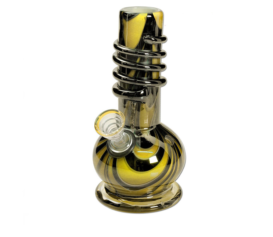 Zoska Glass Bong Yellow - Waterpijp-bong.nl
