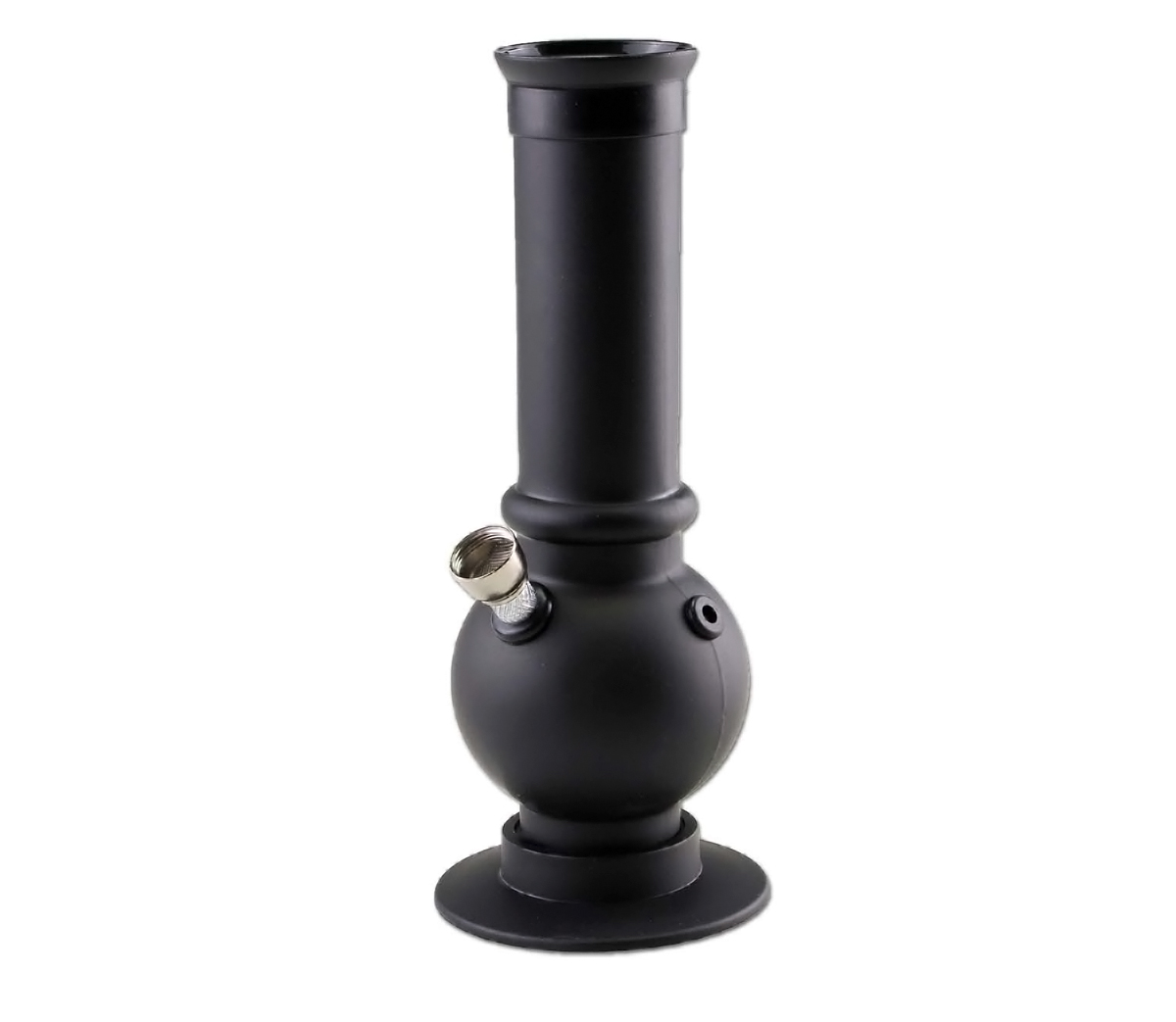 Zwarte lichtgewicht kleine bong - Acryl