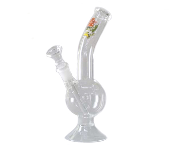 Bent Neck Small Glass Love Bong - www.waterpijp-bong.nl