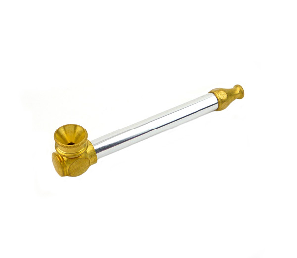 Brass Pure Pipe Large 12cm bicolor