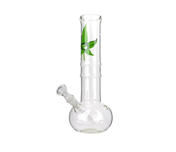 CannaHeroes Glas Bong Cannaleaf 29cm