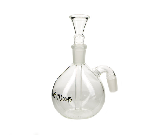 Droplet Glass Precooler 12cm Socket 14.5mm - www.waterpijp-bong.nl