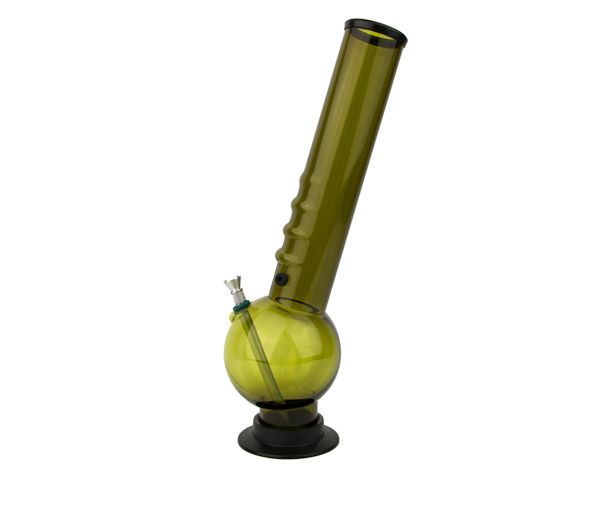 Globe Grip Large Acryl Bong groen - www.waterpijp-bong.nl