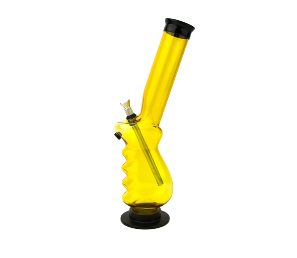 Gripper Acryl Bong geel - www.waterpijjp-bong.nl