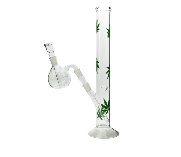 Multi Leaf Glass Bong + Boost Precooler
