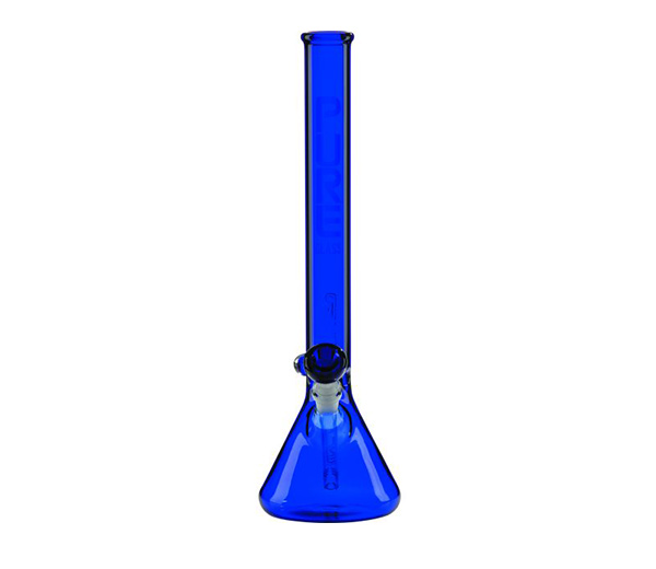Pure Glass 38mm 14 inch Classic Beaker Blue - www.waterpijp-bong.nl