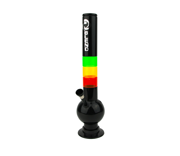 Rasta Acryl Bong Blend Theme medium - www.waterpijp-bong.nl