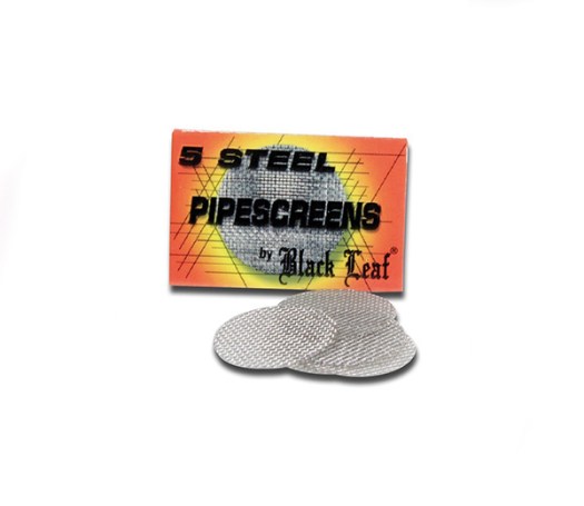 Black Leef Steel Screens 20mm - Waterpijp-bong.nl