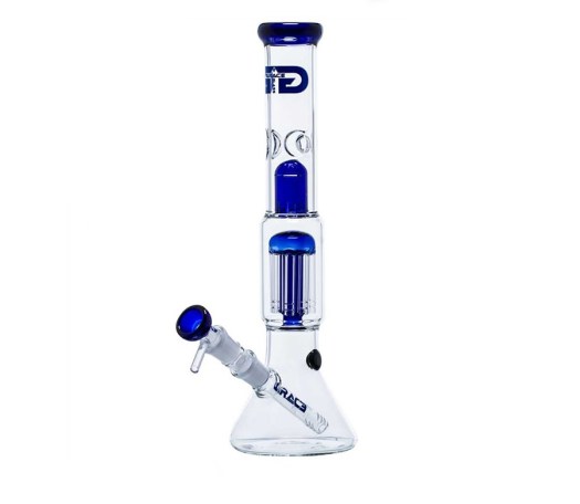 Blue Beaker Grace Glass Percolator Bong - www.waterpijp-bong.nl