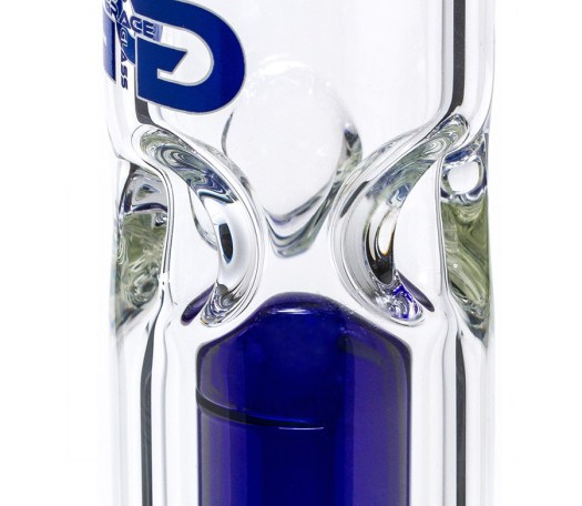 Blue Cane 2x 10-arm Percolator GG Bong