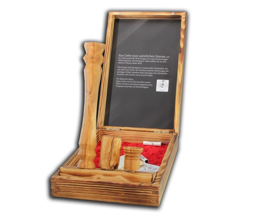 Calumet Vredespijp Spiritpipe – Duurzame Handgemaakte houten pijp van olijfhout