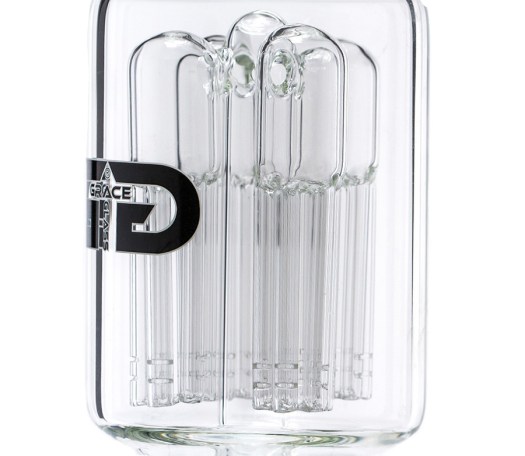 Clear Crystal Beaker 4 x 6 Arm Perc. GG Bong - Waterpijp-bong.nl