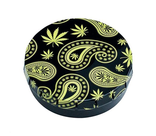 Click-Clack Box Ø 5,5 cm - Paisley Weed