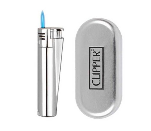 Clipper metal jet flame silver