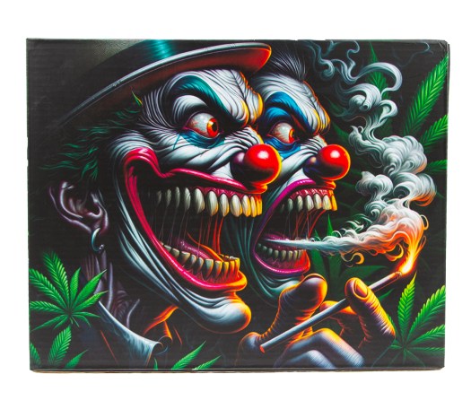 Complete Bong Smoke Rosin Set - 8 piece - Scary Clown