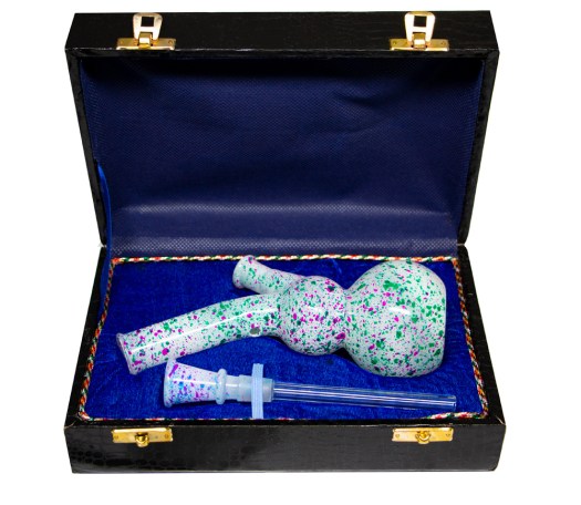 Conical Glass Bong Multi Coloured - Waterpijp-bong.nl