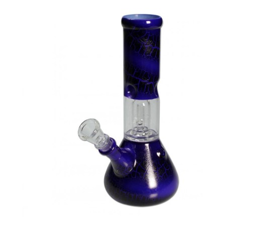 Crunch Glass Dome Percolator Bong Blue - Waterpijp-bong.nl