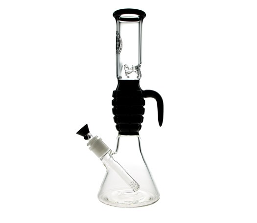 D-SMOKE Grenade Ice Bong - Black