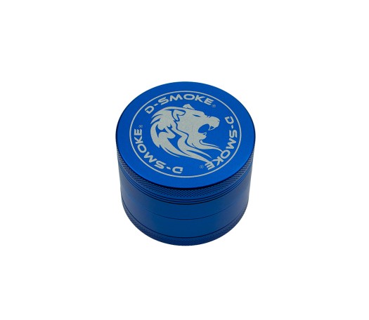 D-SMOKE Matrix Grinder 63 mm Blauw | 4-delige Metalen Grinder