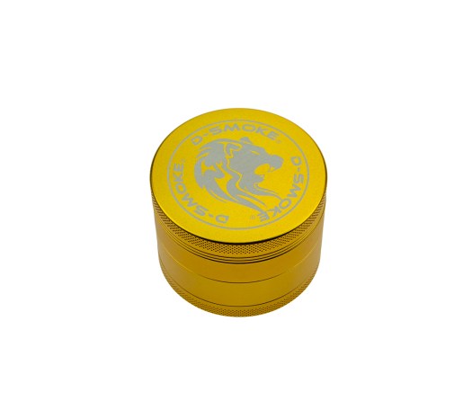 D-SMOKE Matrix Grinder 63 mm Goud | 4-delige Metalen Grinder