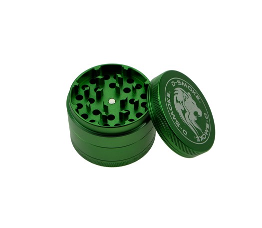 D-SMOKE Matrix Grinder 63 mm Groen | 4-delige Metalen Grinder