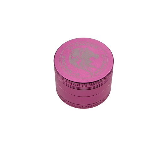 D-SMOKE Matrix Grinder 63 mm Roze | 4-delige Metalen Grinder