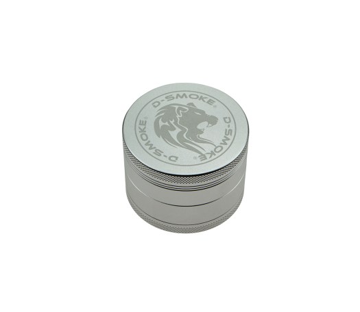 D-SMOKE Matrix Grinder 63 mm Zilver | 4-delige Metalen Grinder