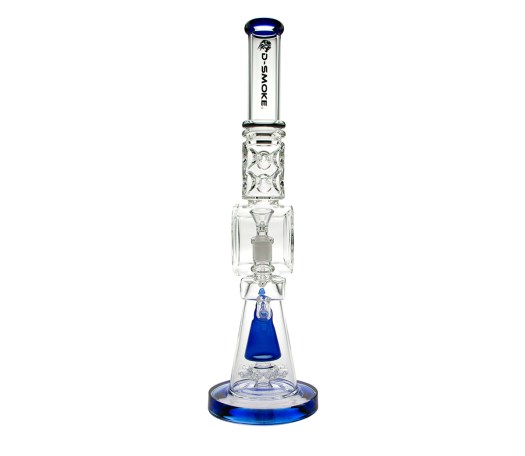 D-SMOKE Ring of Insanity Bong - Blue