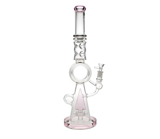 D-SMOKE Ring of Insanity Bong - Pink