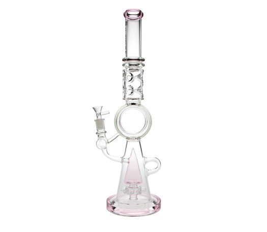 D-SMOKE Ring of Insanity Bong - Pink