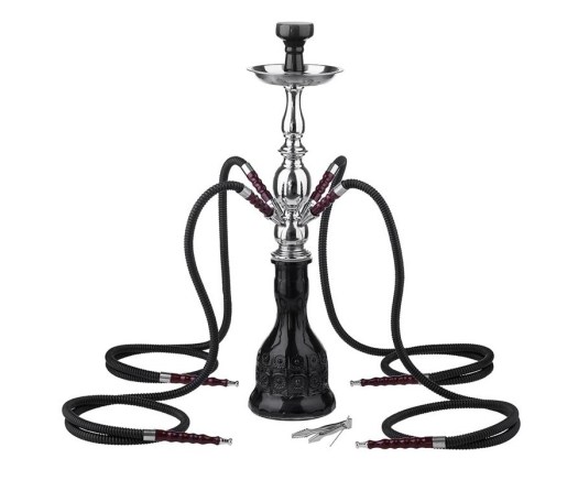 Dreamliner Black Shisha 4 hose 65 cm - Waterpijp-bong.nl